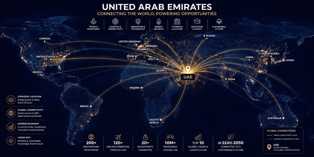 ALSANTRADE global logistics and recruitment network map