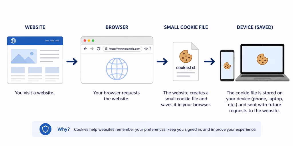How website cookies work